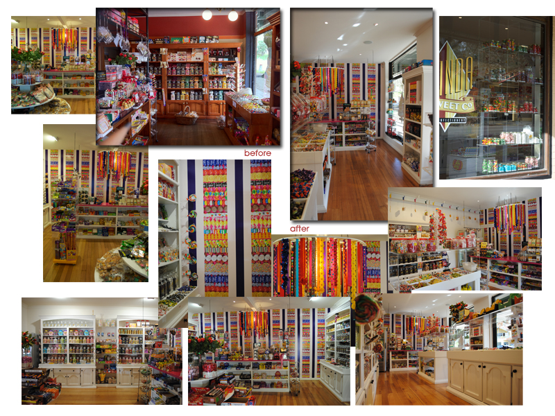 Sassafras Company before and after collage by Mia Rappel